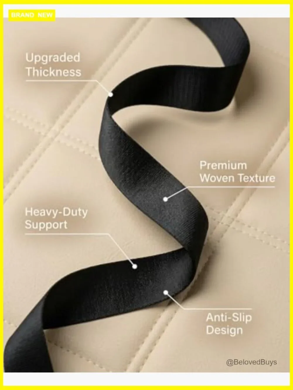 Medium Nylon Crossbody Crescent Bag with Adjustable Strap